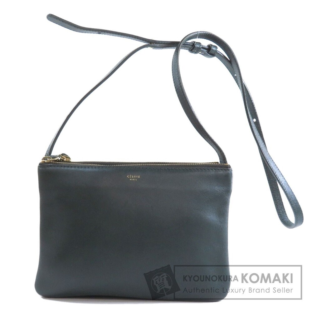 Celine Trio Shoulder Bag Leather